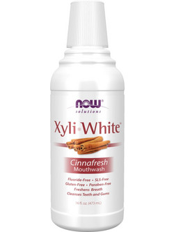 Now Solutions Xyliwhite Cinnafresh Στοματικό Διάλυμα για Προστασία Ούλων 473ml