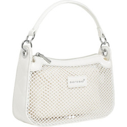 Bag to Bag Γυναικεία Τσάντα Χειρός από Δερματίνη Λευκή KX2504