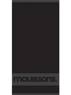 Maui & Sons Πετσέτα Θαλάσσης Microfiber Μαύρη 80x170cm 4957