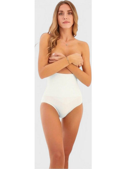 Norddiva Κορσές Slip Σύσφιξης Χωρίς Ραφές Λευκός NRD9282-2