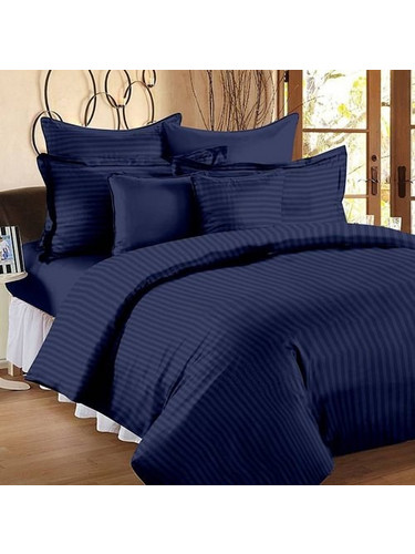 MayHome Σετ Πάπλωμα King Size 260x240 Μπλε Σκούρο 2520249615