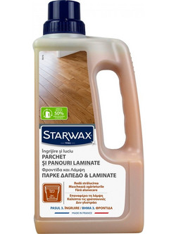 Starwax Υγρό Φροντίδας Δαπέδων Παρκέ Laminate 59963 1lt