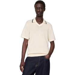 Gap Ανδρική Μπλούζα Polo Κοντομάνικη Μπεζ 746233001