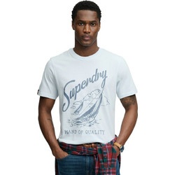 Superdry Ανδρικό Αθλητικό T-Shirt Γαλάζιο M1012353A-SE0