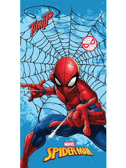 Dimcol Spider-Man 549 Παιδική Πετσέτα Θαλάσσης Microfiber Γαλάζια 70x140cm 54460912078