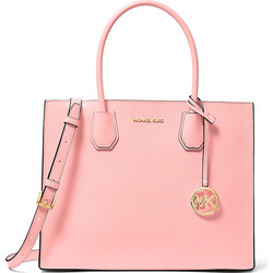 Michael Kors Γυναικεία Τσάντα Χειρός Δερμάτινη Ροζ 35T2GM9S3L