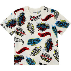 iDo Mattel Hot Wheels Παιδικό T-Shirt Κοντομάνικο Μπεζ HG341-6CDE