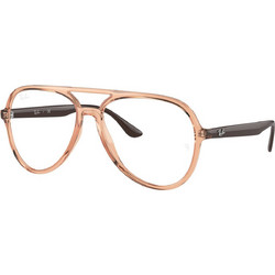 Ray-Ban RX4376V 817257 Γυναικείος Σκελετός Γυαλιών Οράσεως +4.50 Κοκάλινος Καφέ