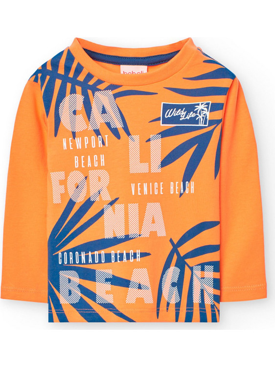 Orange Παιδικό T-Shirt Μακρυμάνικο Πορτοκαλί Royal Blue 321017-5168