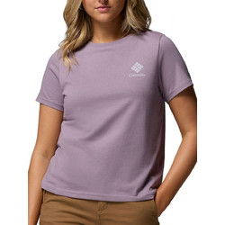 Columbia Rolling Bend Graphic SS Tee Γυναικείο Αθλητικό T-Shirt Λιλά 2120021-558
