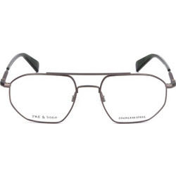 Rag & Bone RNB7040G R80 Ανδρικός Σκελετός Γυαλιών Οράσεως Μεταλλικός Ασημί