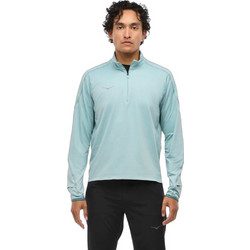 Hoka GlideTech Quarter Zip Ανδρικό Αθλητικό Φούτερ Γαλάζιο 1164156-DZY