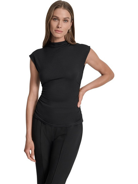 DKNY Γυναικείο Καλοκαιρινό Top Μαύρο W3384RAS-BLK
