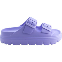 Mitsuko Γυναικείες Παντόφλες Καλοκαιρινές Flatforms Λιλά SA66420W