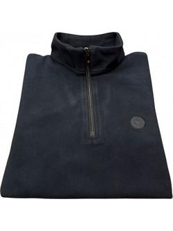 Side Effect Ανδρικό Πουλόβερ με Φερμουάρ Navy Μπλε LPZ-S1681.02