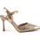 Versace 19V69 Γόβες Slingback Δερμάτινες με Λεπτό Ψηλό Τακούνι Χρυσές AMNA164-E525