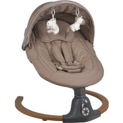 Bebe Stars Fluffy Relax Μωρού Κούνια με Μουσική έως 9kg Μπεζ 257-182
