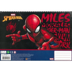 Gim Spiderman Μπλοκ Ζωγραφικής 23x33cm 40 Φύλλων με Αυτοκόλλητα 337-11416