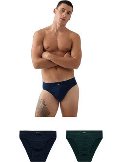 Minerva Sporties Ανδρικά Σλιπ Βαμβακερά 2Pack 90-29304-161