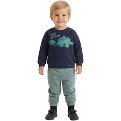 TraX Παιδικό Σετ Φόρμας Navy Μπλε Πράσινο Mint 50908