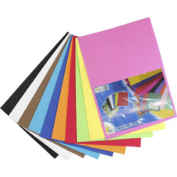 Justnote Χαρτόνι Κολάζ Πολύχρωμο 25x35cm 10τμχ 381932
