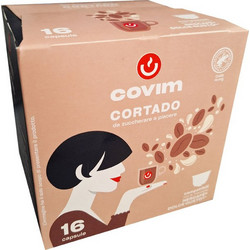 Covim Κάψουλες Mocaccino Cortado Συμβατές με Μηχανή Dolce Gusto 16τμχ