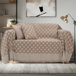 Lino Home Ριχτάρι Τριθέσιου Καναπέ 180x300 Milto Dusty Pink