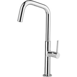 Viospiral Modea 00-02095 Μπαταρία Κουζίνας Πάγκου Διπλής Παροχής Ανάμεικτη Inox