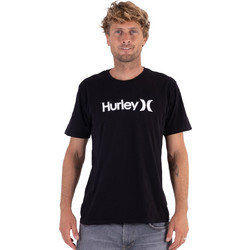 Hurley Ανδρικό Αθλητικό T-Shirt Μαύρο HATS1020-H010