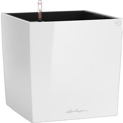 Lechuza Cube Premium 50 Αυτοποτιζόμενη Γλάστρα Τετράγωνη Πλαστική Λευκή 49x49x49.5cm 16560