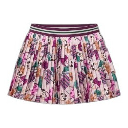 Mayoral Παιδική Φούστα Πλισέ Floral Ροζ Μωβ 16-04903-082