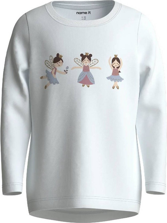 Name It Fairies Παιδικό T-Shirt Μακρυμάνικο Λευκό 13224958