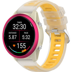 Techsuit W084 Λουράκι Σιλικόνης Yellow (Universal 20mm)