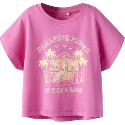 Name It Paradise Found Παιδικό Crop Top Κοντομάνικο Ροζ 13215793