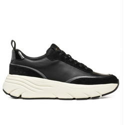 Geox Diamanta Γυναικεία Sneakers Flatforms Μαύρα D66UFA 08522 C9999