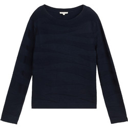 Tom Tailor Γυναικεία Πλεκτή Μπλούζα Navy Μπλε 1049191-10668
