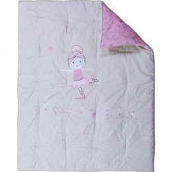 Nef-Nef Ballerine World Βρεφικό Πάπλωμα Κούνιας 140x110cm Πράσινο Mint Ροζ