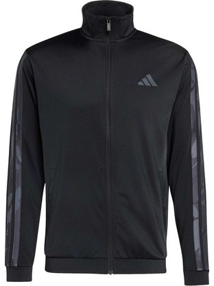 Adidas Ανδρική Ζακέτα Φούτερ με Φερμουάρ Μαύρη KH2746