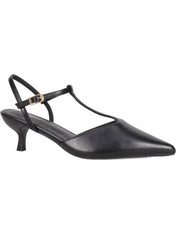 Migato Γόβες Slingback με Λεπτό Χαμηλό Τακούνι Μαύρες 100049683-014