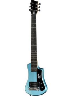Hofner Shorty Ηλεκτρική Κιθάρα Alternative με Μαγνήτες H & Ταστιέρα Jatoba Blue