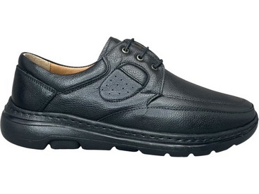 Smart Steps Ανδρικά Σκαρπίνια Derby Δερμάτινα Μαύρα 64029996-17226
