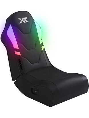 X Rocker Shadow RGB 2.0 Καρέκλα Gaming Δερματίνης με RGB Μαύρη 94338250565