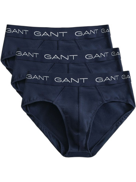 Gant Ανδρικά Σλιπ Βαμβακερά Navy Μπλε 3Pack 3GU900023001-410