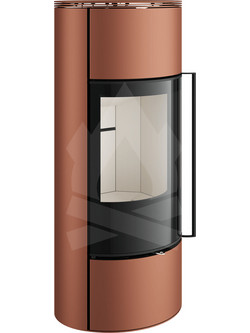 Spartherm Senso M H2O Copper Ivory Eboris 1300 Ατσάλινη Ξυλόσομπα Καλοριφέρ 10.3kW
