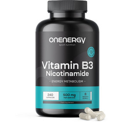 OnEnergy Vitamin B3 Nicotinamide 240 Κάψουλες