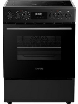 Davoline CMFB 1100 BL Κουζίνα Ηλεκτρική με Κεραμικές Εστίες