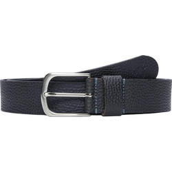 Timberland Ανδρική Ζώνη Δερμάτινη Navy Μπλε TB0A5MTDDQ5