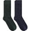 Gant Ανδρικές Κάλτσες Ψηλές Κυπαρισσί Navy Μπλε 2Pack 3G9960409-433