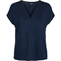 Vero Moda Γυναικείο Καλοκαιρινό Top Navy Μπλε 10304817