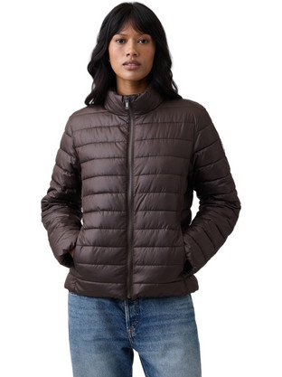Gap Γυναικείο Μπουφάν Puffer Μακρύ Σοκολατί 910106004